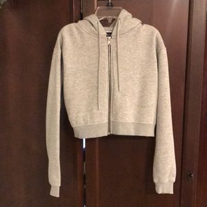 Pretty little thing cropped hoodie